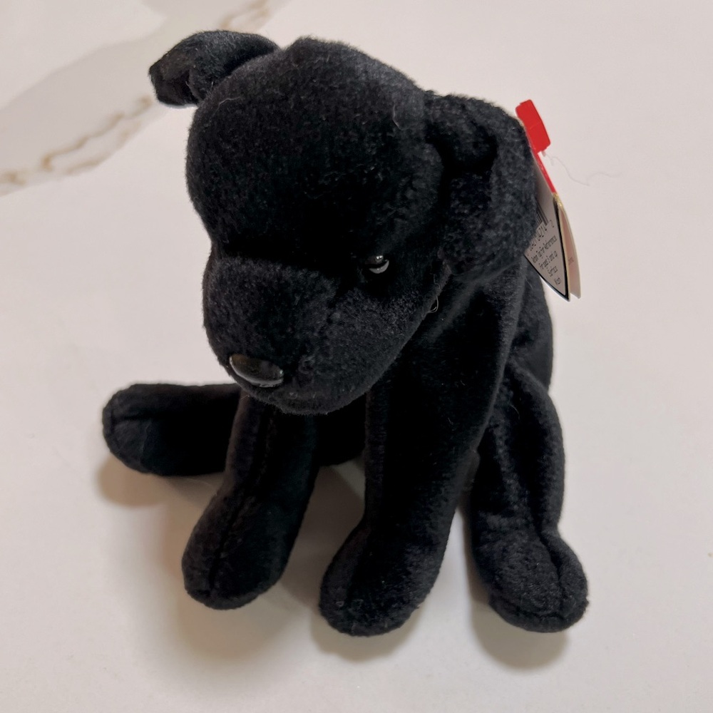 Vintage Rare Luke The Labrador Beanie Baby With Tag Errors
